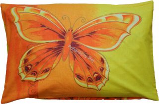 Povlak na polštář Žlutý motýl 40 x 60 cm