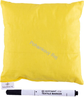 Domaluj si - Žlutý pelíšek 20 x 20 cm